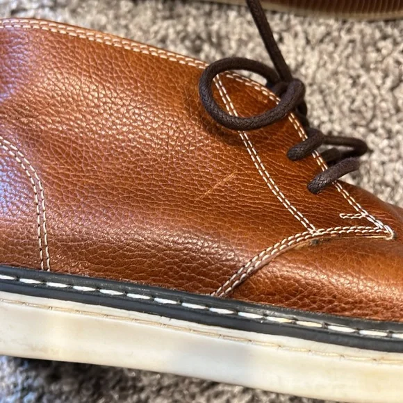 EUC Johnston & Murphy Boys McGuffey Leather Lace Up Chukka Boot Sz 1.5 - Picture 3 of 12